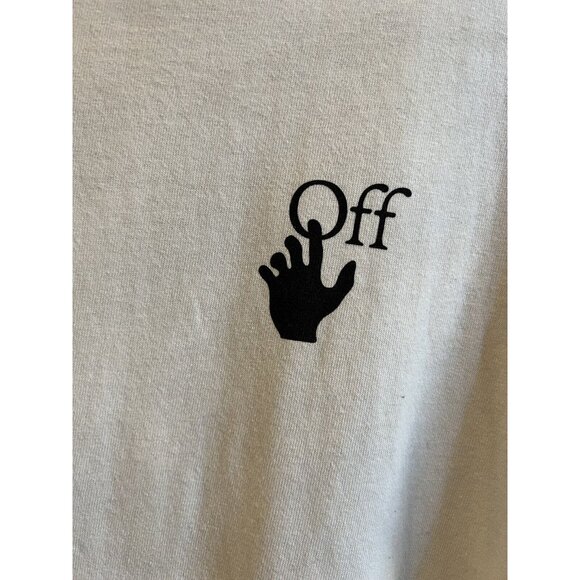 Vtg Off-White Size Small Authentic Bubble Arrows Slim Fit T-Shirt 2013 - Picture 6 of 14